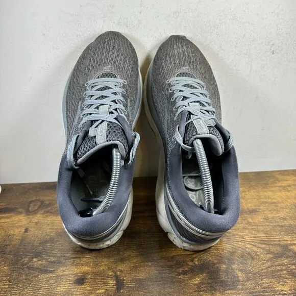 Brooks Ghost 11 1102882E003 Gray White Shoes Sneakers Men’s Size 9.5 2E‎