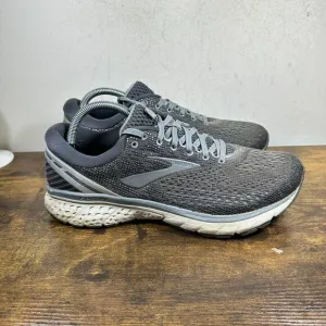 Brooks Ghost 11 1102882E003 Gray White Shoes Sneakers Men’s Size 9.5 2E‎