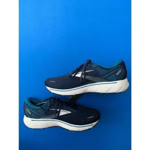 Brooks Ghost 14 Men’s Size 12.5 Med Running Shoes 1103691D190 White/Gray/Navy