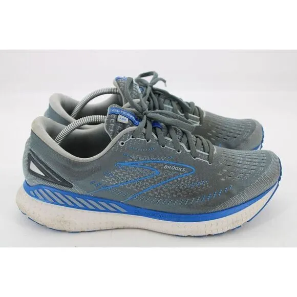 Brooks Glycerin GTS 19 Running Shoes Mens 12 EE Gray Mesh Athletic Trainers