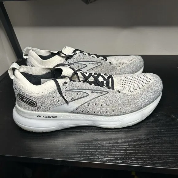 Brooks Glycerin StealthFit 20 Men’s Size 12.5 1103841D135 GrayRunning Shoes