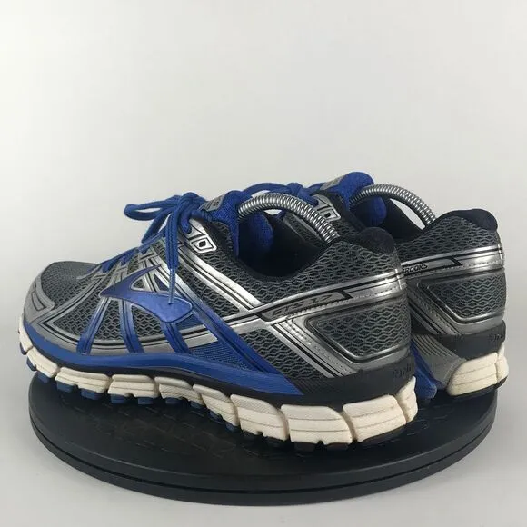 Brooks GTS 17 Silver/Blue Running Shoes 1102411B017 Men’s Size 11 B Narrow