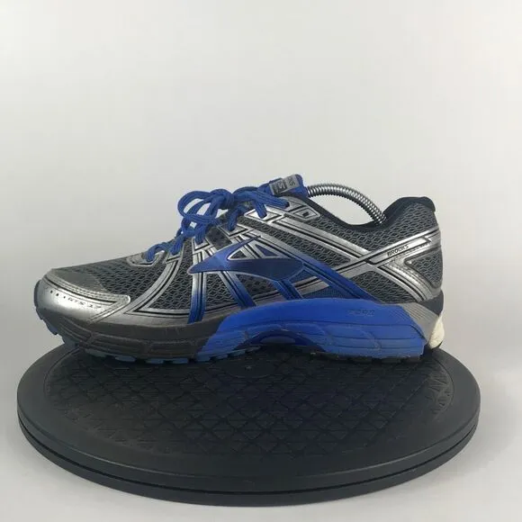 Brooks GTS 17 Silver/Blue Running Shoes 1102411B017 Men’s Size 11 B Narrow