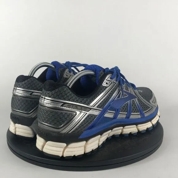 Brooks GTS 17 Silver/Blue Running Shoes 1102411B017 Men’s Size 11 B Narrow