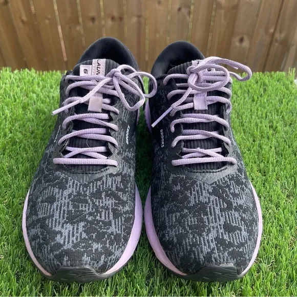 Brooks Launch 6 Women’s Running Shoes Size 9 Black Lavender
