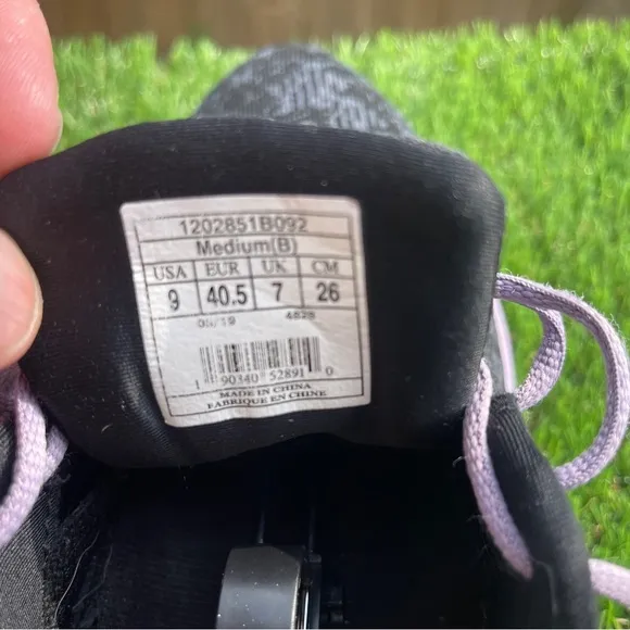 Brooks Launch 6 Women’s Running Shoes Size 9 Black Lavender