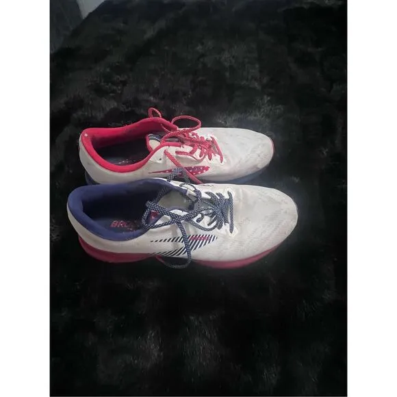 Brooks Launch 7 Men’s 11 B Shoes Stars Stripes 4th Of July Edition 1103241D166