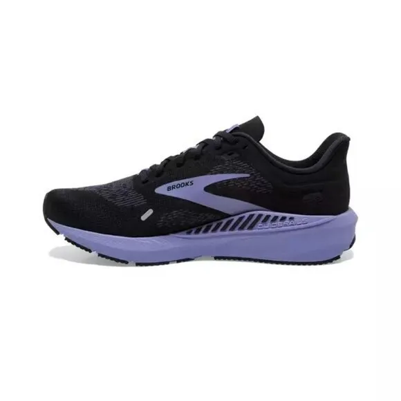 Brooks Launch 9 Women’s Running Shoes Black Purple Size 7 Athletic Sneakers