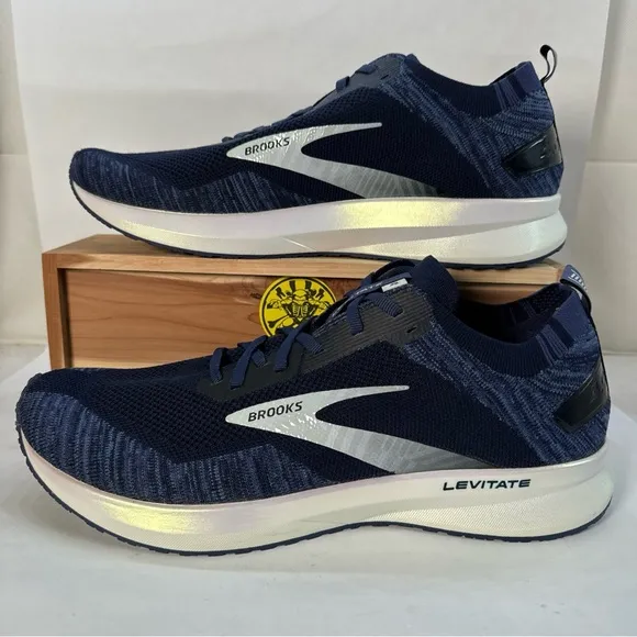Brooks Levitate 4 Navy Neutral Running Shoes 1103451D439 Men’s Size 12.5
