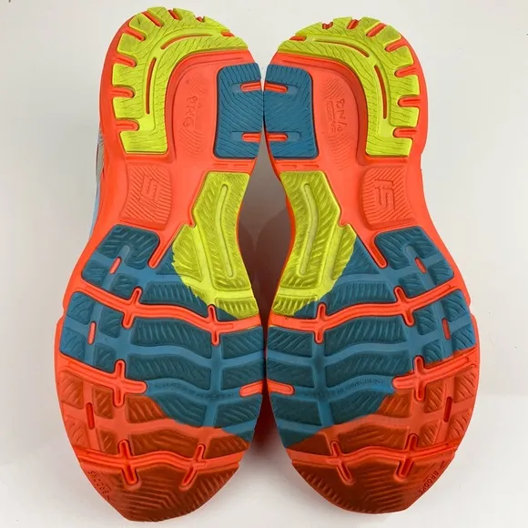 Brooks Men’s Size 10.0 D Ghost 15 Orange &amp; Blue Athletic Running Shoes