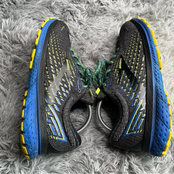 Brooks Sneakers Men’s Size 10.5 Ghost 13 Running Shoes Black Blue