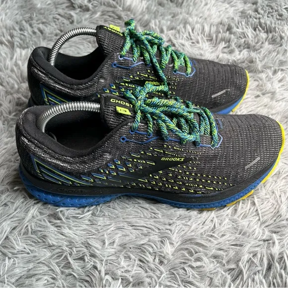 Brooks Sneakers Men’s Size 10.5 Ghost 13 Running Shoes Black Blue