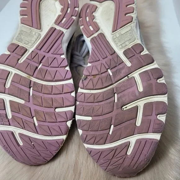 Brooks Adrenaline GTS 20,1202961B030 Women’s Gray Purple Running Shoes Size 9.5