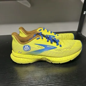 Brooks Launch 8 Run Happy Women’s Size 6.5 Yellow Banana Running Shoes Sneakers