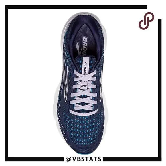 Brooks Women's Glycerin GTS 20 Running Shoes Navy Blue Size 12