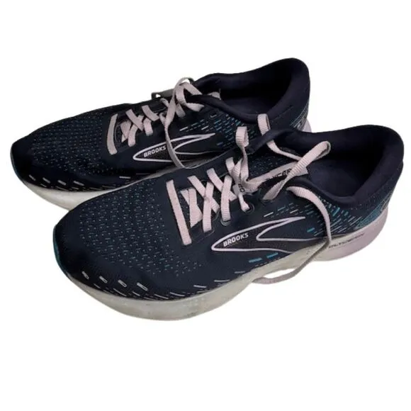 Brooks Women's Glycerin GTS 20 Running Shoes Navy Blue Size 12
