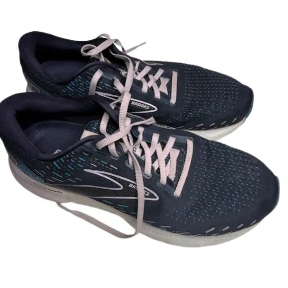 Brooks Women's Glycerin GTS 20 Running Shoes Navy Blue Size 12