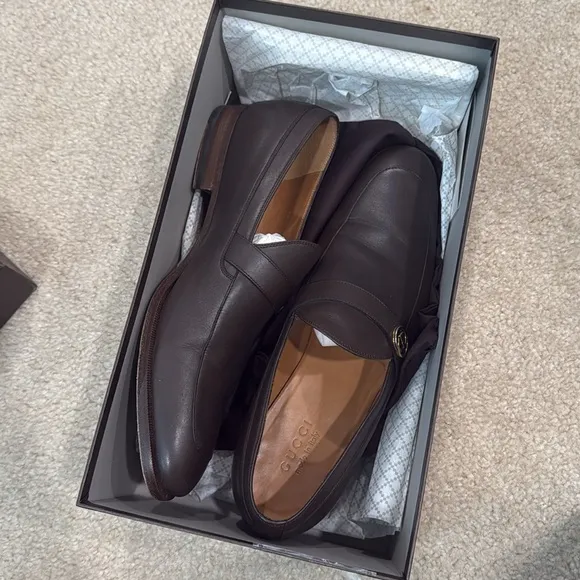 Brown (cocoa) men’s 10.5 Gucci Shoes