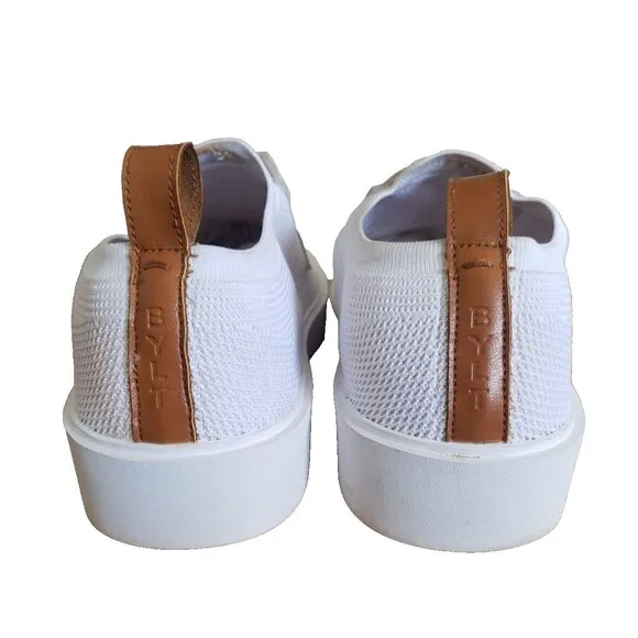 BYLT Men's Lido Knit Shoes White Sneakers Men's Size 13 Casual Classic