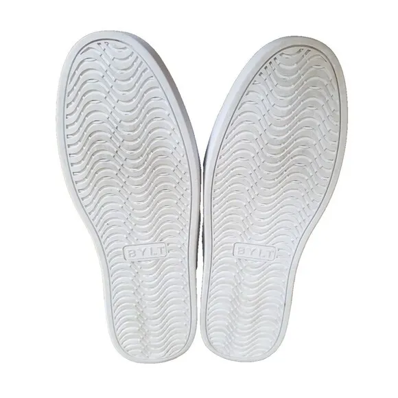 BYLT Men's Lido Knit Shoes White Sneakers Men's Size 13 Casual Classic