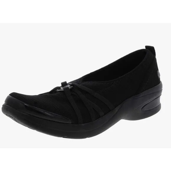 BZees Women's Rosie Slip-On Shoes Size 9.5 M | Lightweight Comfort &amp; Stretch
