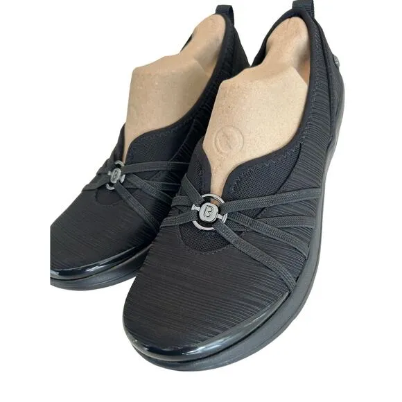 BZees Women's Rosie Slip-On Shoes Size 9.5 M | Lightweight Comfort &amp; Stretch
