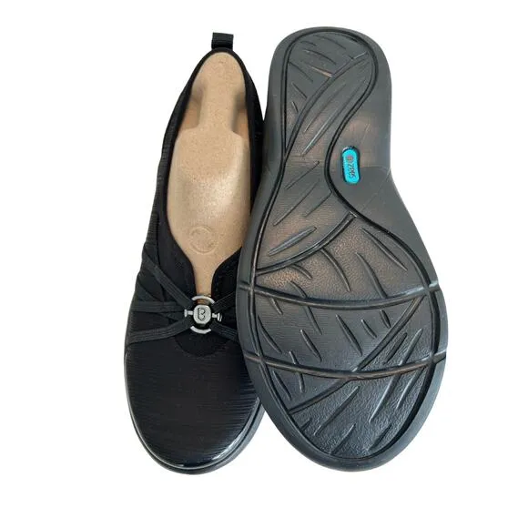 BZees Women's Rosie Slip-On Shoes Size 9.5 M | Lightweight Comfort &amp; Stretch