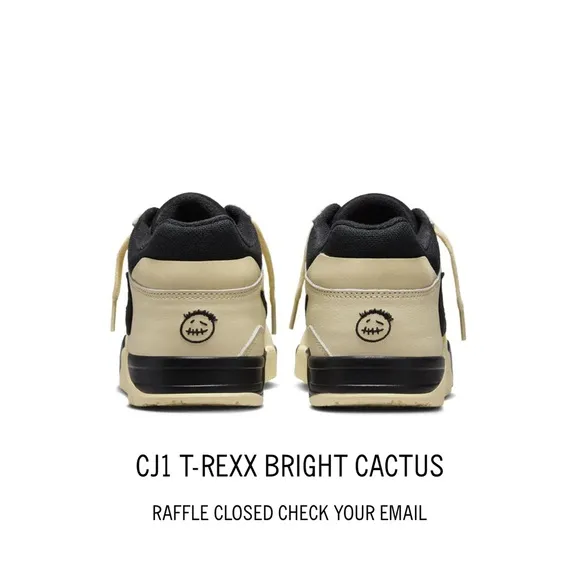 Cactus Jack Travis Scott CJ1 T-Rexx Bright Cactus Shoes Sneakers Men’s 9 NIB NWT
