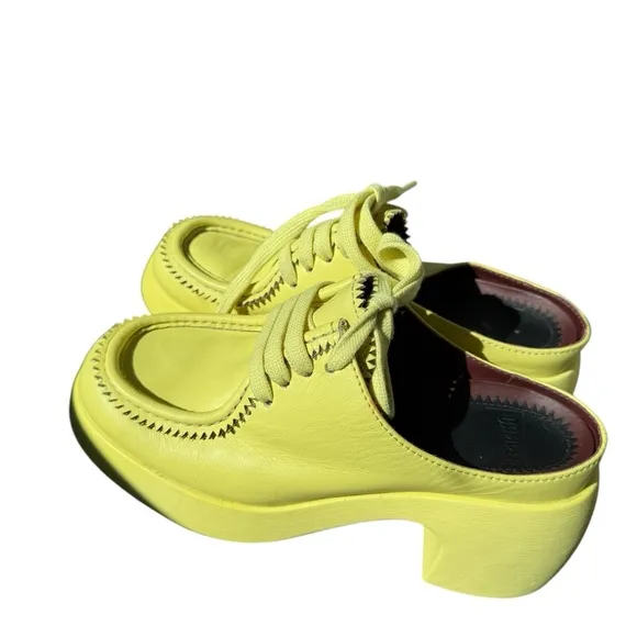 CAMPER THELMA CHUNKY HEEL MOCCASIN SLIDE WOMENS SIZE 37