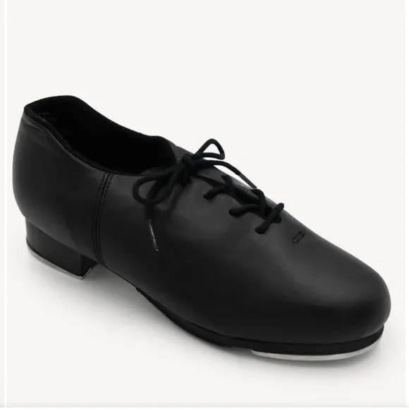 CAPEZIO CADENCE BLACK LEATHER Tap Dance Shoes Women’s Size 9 NWOT Gothic