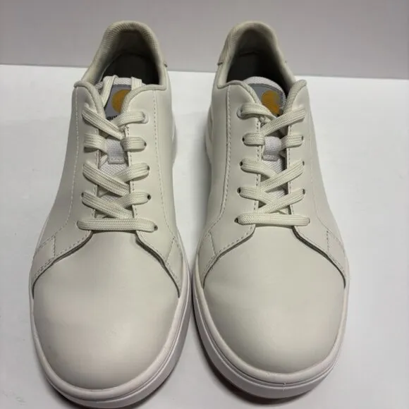 Carhartt Women’s Detroit White Leather Sneakers, Size 8 M