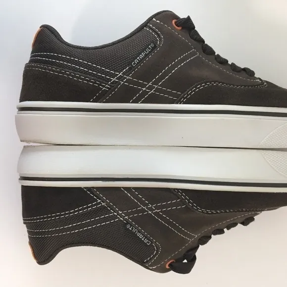 𝅺catapult Suede Leather Sneakers Deck Lace-Up Shoes