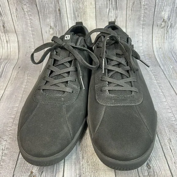 Caterpillar Hex Shoes 9 Black Street Shield Unisex Water &amp; Stain Repellent