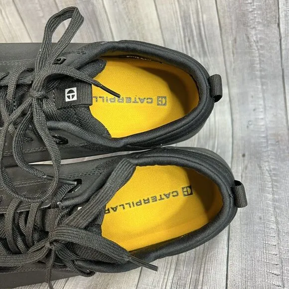Caterpillar Hex Shoes 9 Black Street Shield Unisex Water &amp; Stain Repellent