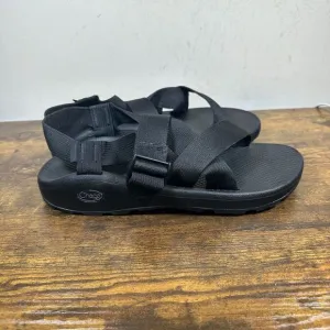 Chaco Mega Z Cloud Soild Black Sandals‎ Shoes Men’s Size 11