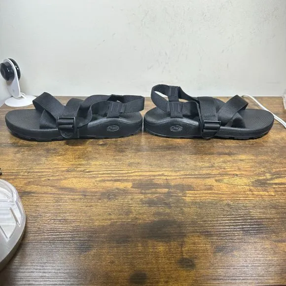 Chaco Mega Z Cloud Soild Black Sandals‎ Shoes Men’s Size 11