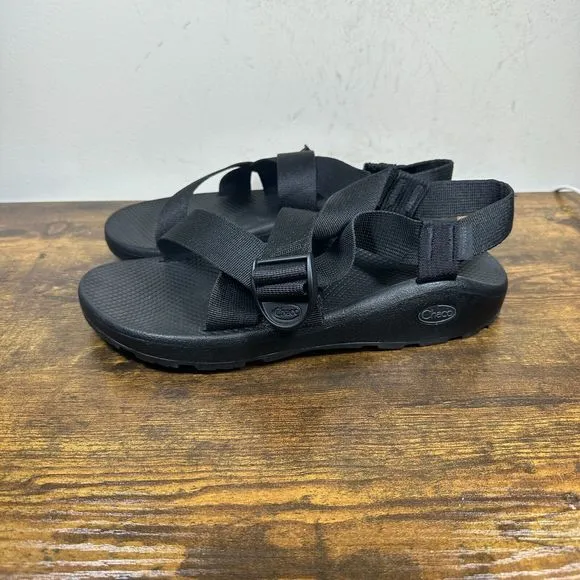 Chaco Mega Z Cloud Soild Black Sandals‎ Shoes Men’s Size 11