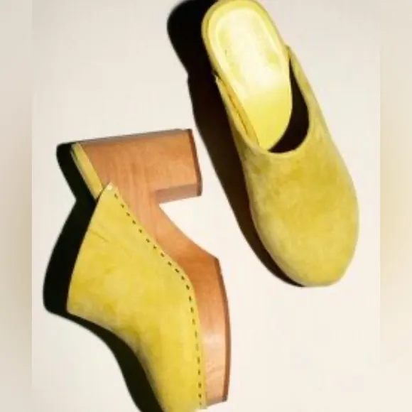 Charlotte Stone Shoes Women’s 9 Acid Marlo Clog Suede