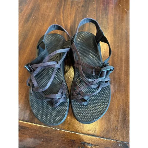 CHOCO Z sandals, size women's 9;  black, NEW soles;  Hiking &amp; water sandals