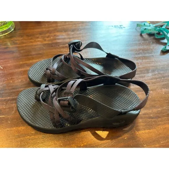 CHOCO Z sandals, size women's 9;  black, NEW soles;  Hiking &amp; water sandals