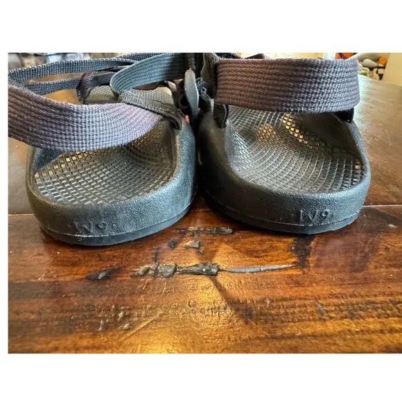 CHOCO Z sandals, size women's 9;  black, NEW soles;  Hiking &amp; water sandals