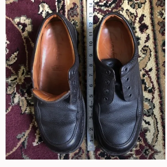 Clarks Men’s Brown Leather Shoes Size 10
