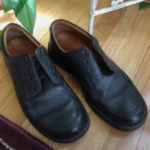 Clarks Men’s Brown Leather Shoes Size 10