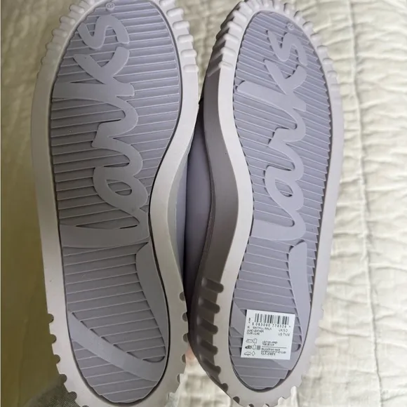 Clark’s Signature MAYHILL WALK OFF Lilac Purple LEATHER Sneakers size 7.5