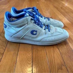 Coach Mid Top Citysole Sneakers Tennis Shoes Blue &amp; Gray Logo Men’s Sz 11.5 D