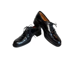 Coach women’s black oxford lace up shoes made in Italy size 9M  #S-1964