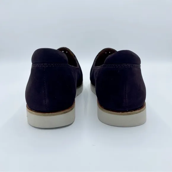 Cobb Hill Eggplant Laci Embroidered Stretch Loafer Size 6