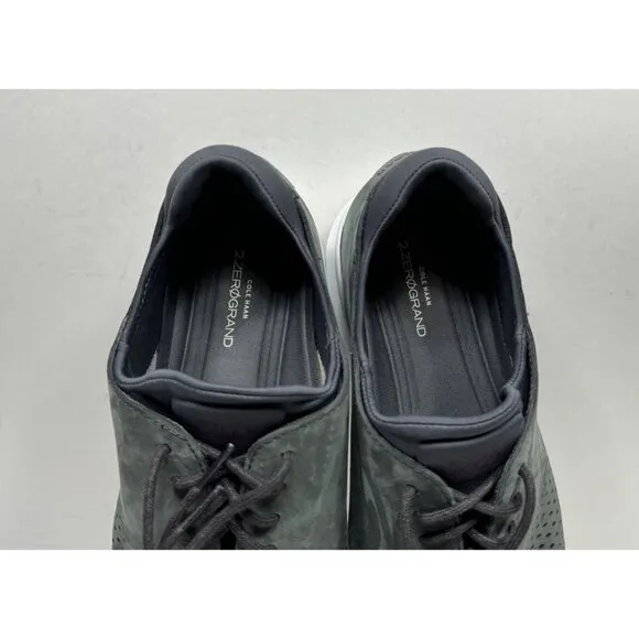 Cole Haan 2.Zerogrand C26036 Laser Wingtip Oxfords Shoes Gray Lace-Up Men's 11 M