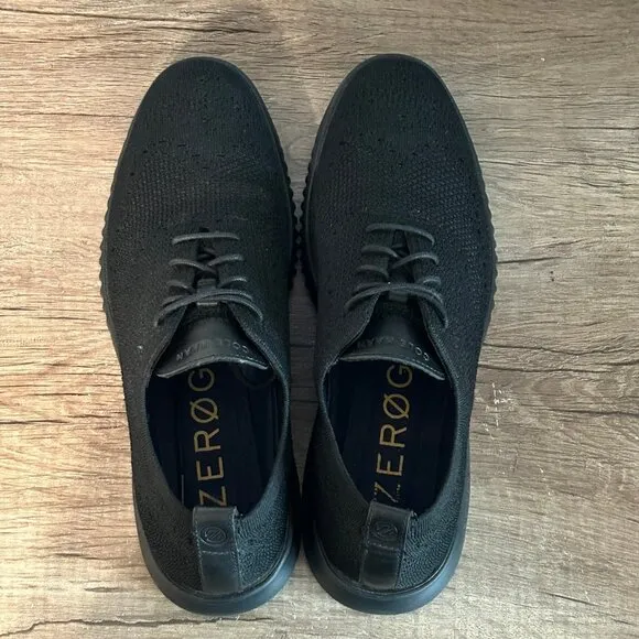 Cole Haan 2.Zerogrand Stitchlite Wingtip Oxford Men’s Shoes Size 11 Black