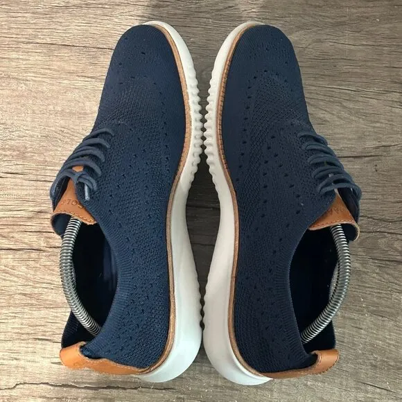 Cole Haan 2.Zerogrand Wingtip Oxford Men’s Shoes Size 8.5 Blue